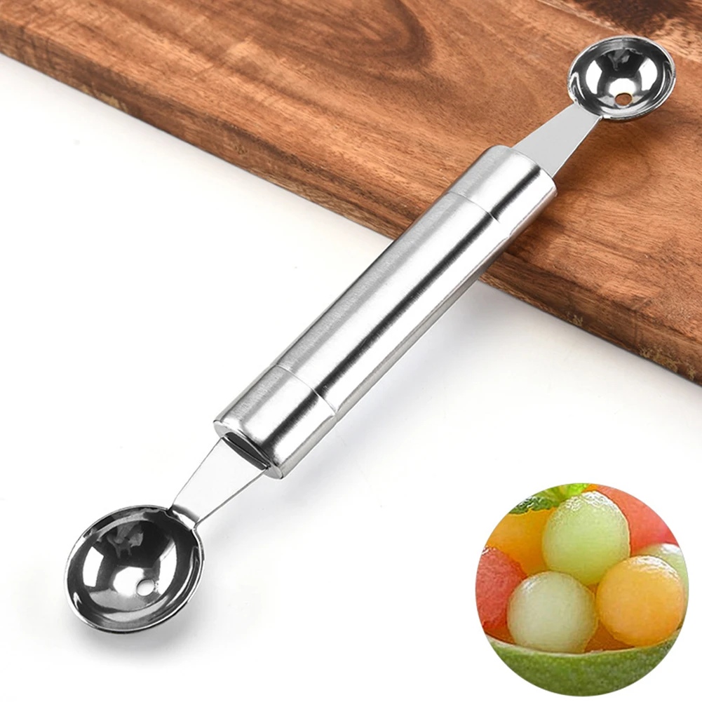 Stainless Steel Fruit Digging Spoon Fruit Corer Double Ended Fruit Spoon Ice Cream Ball Spoon Kitchen Tools Corrosion-resistant
Stainless Steel Fruit Digging Spoon Fruit Corer Double Ended Fruit Spoon Ice Cream Ball Spoon Kitchen Tools Corrosion-resistant