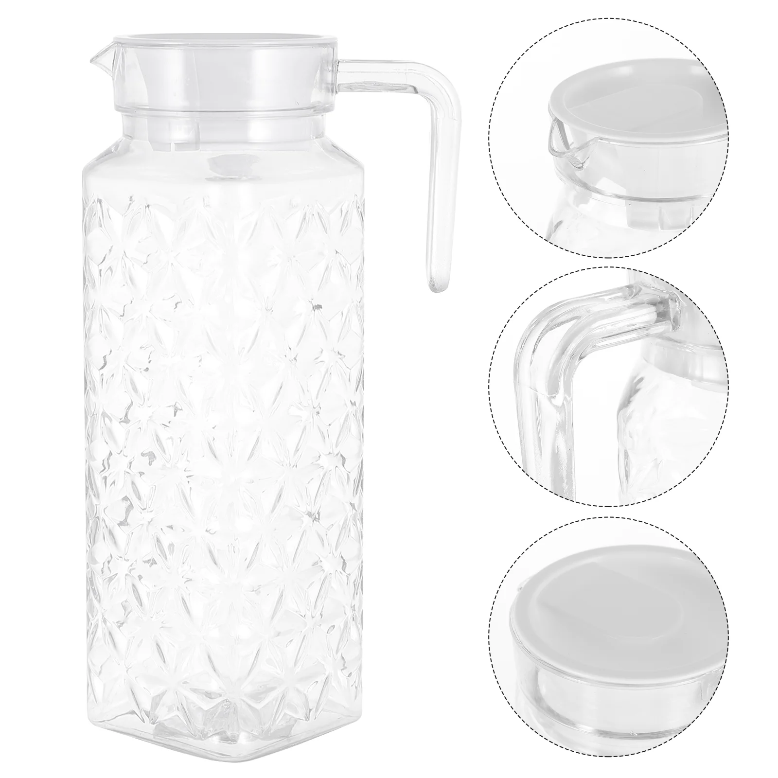Drink Pitcher Water Mimosa Pitcher Water Containers Portable Water Kettle Cold Water Bottle Glass Bottle Glass Water Pitcher
Drink Pitcher Water Mimosa Pitcher Water Containers Portable Water Kettle Cold Water Bottle Glass Bottle Glass Water Pitcher