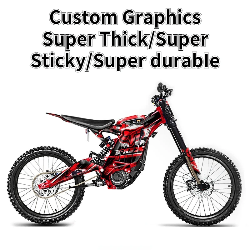 For SURRON Custom Stickers Light Bee X Electric Off-road Bike Dirtbike Decorative Self-adhesive Moisture-proof Thick SUR-RON
For SURRON Custom Stickers Light Bee X Electric Off-road Bike Dirtbike Decorative Self-adhesive Moisture-proof Thick SUR-RON