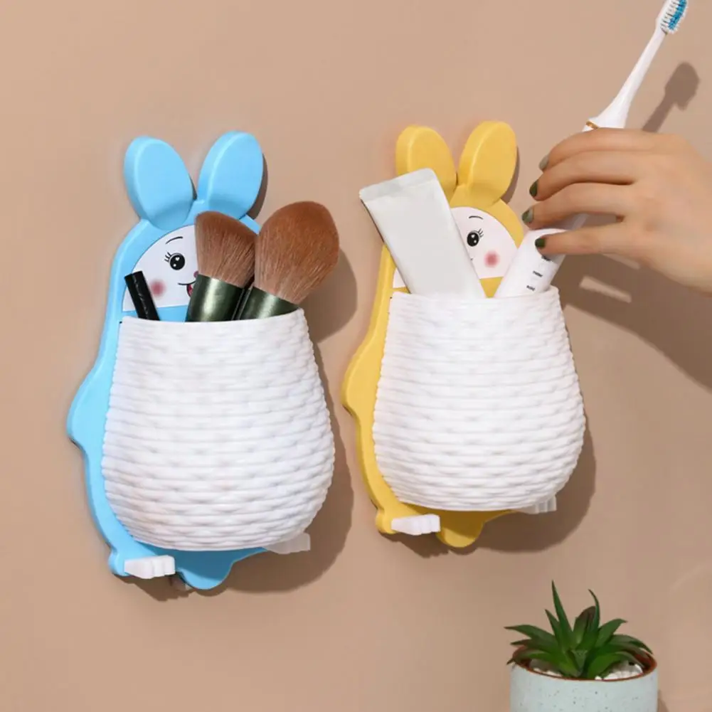 Useful Storage Organizer 4 Colors Storage Rack Space-saving Multifunctional Cartoon Rabbit Wall Organizer Quick Drainage 
Useful Storage Organizer 4 Colors Storage Rack Space-saving Multifunctional Cartoon Rabbit Wall Organizer Quick Drainage