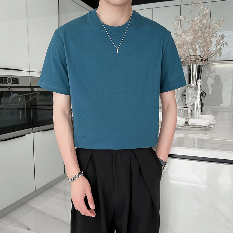 Футболка хлопковая в Корейском стиле, модная базовая Повседневная Мягкая рубашка в стиле Харадзюку, с коротким рукавом и круглым вырезом, ч...
Футболка хлопковая в Корейском стиле, модная базовая Повседневная Мягкая рубашка в стиле Харадзюку, с коротким рукавом и круглым вырезом, ч...