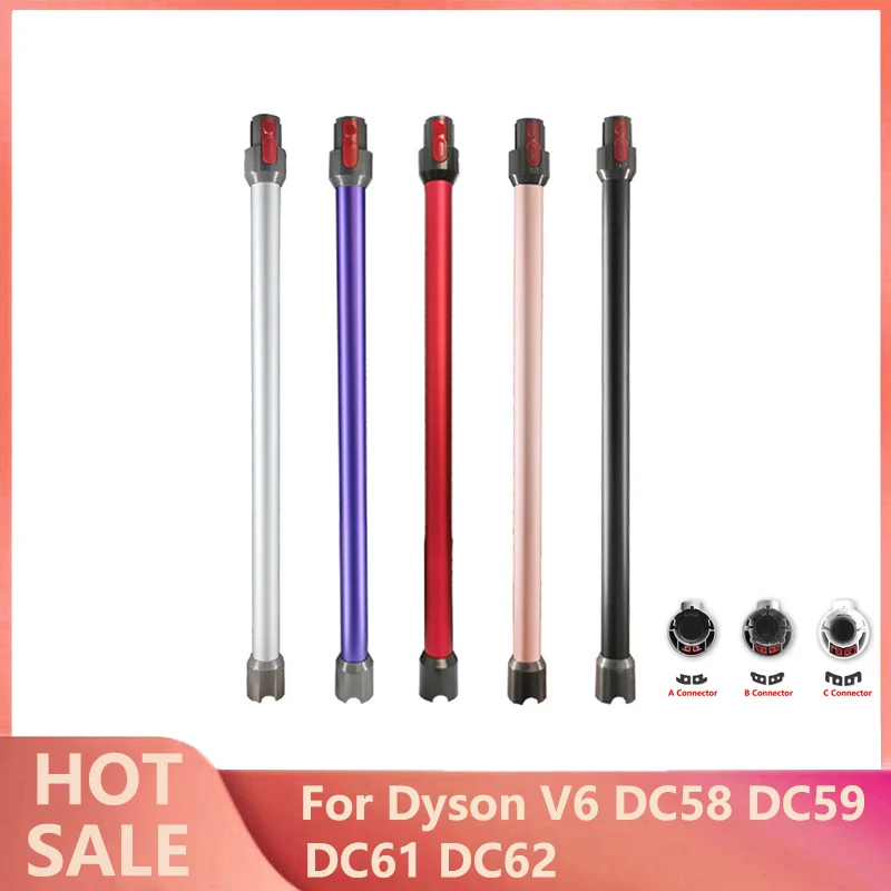 Extension Rod For Dyson V6 DC58 DC59 DC61 DC62 Metal A/B/C Connector Straight Pipe Bar Handheld Wand Tube Vacuum Cleaner Parts
Extension Rod For Dyson V6 DC58 DC59 DC61 DC62 Metal A/B/C Connector Straight Pipe Bar Handheld Wand Tube Vacuum Cleaner Parts