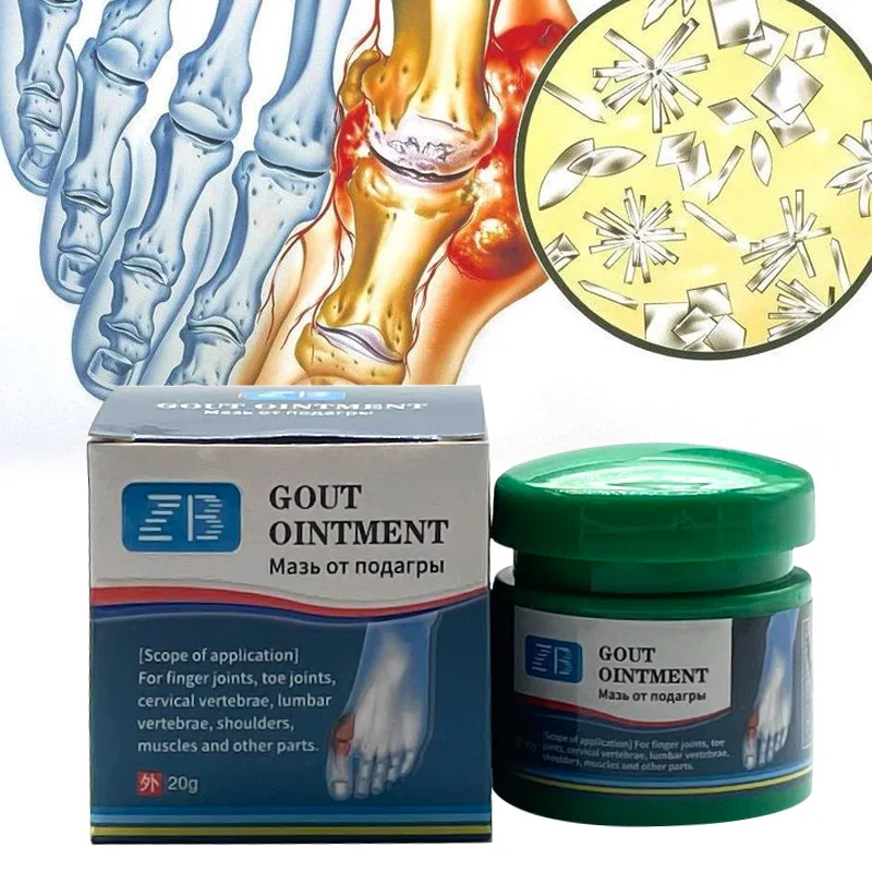 20G Gout Ointment Treatment Gout Cause Joint Knee Pain Toe Finger Bone Spur PainKiller Cream Health Care Orthopedics Plasters
20G Gout Ointment Treatment Gout Cause Joint Knee Pain Toe Finger Bone Spur PainKiller Cream Health Care Orthopedics Plasters