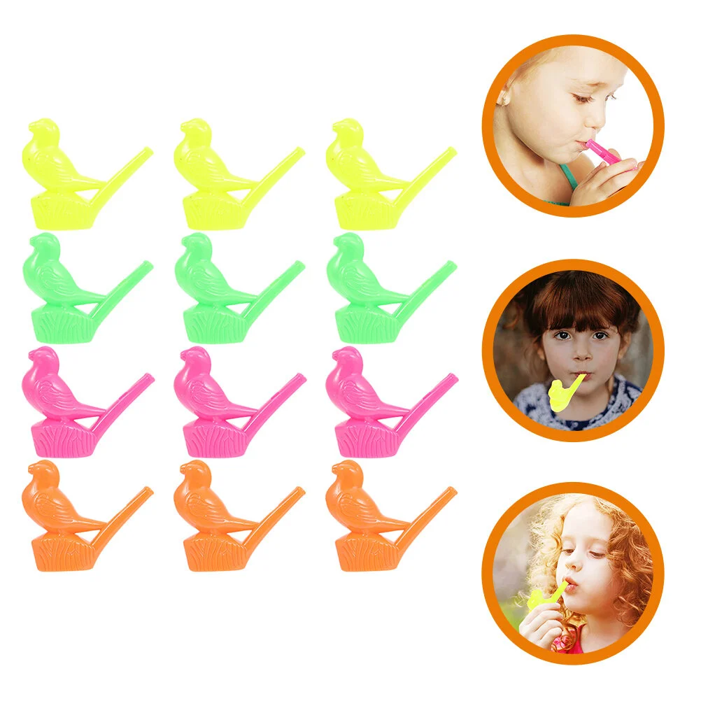 12 Pcs Whistle Bird Props Water Kids Musical Instruments Cartoon Funny Party Plastic Whistles Child Adults
12 Pcs Whistle Bird Props Water Kids Musical Instruments Cartoon Funny Party Plastic Whistles Child Adults