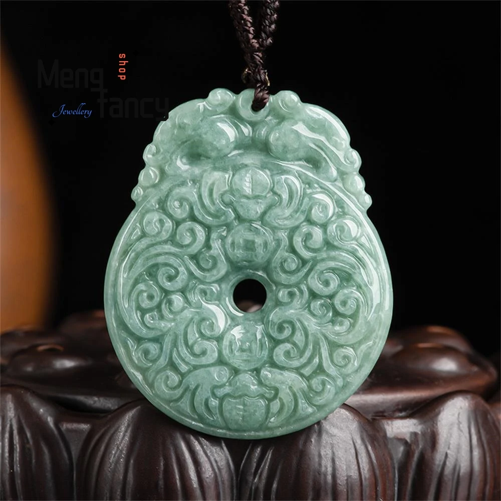 Natural Jadeite Bat Peaceful Clasp Pendant Charms Fashion Men Women Jewelry Luxury Necklace Amulet Mascots Souvenir Holiday Gift
Natural Jadeite Bat Peaceful Clasp Pendant Charms Fashion Men Women Jewelry Luxury Necklace Amulet Mascots Souvenir Holiday Gift