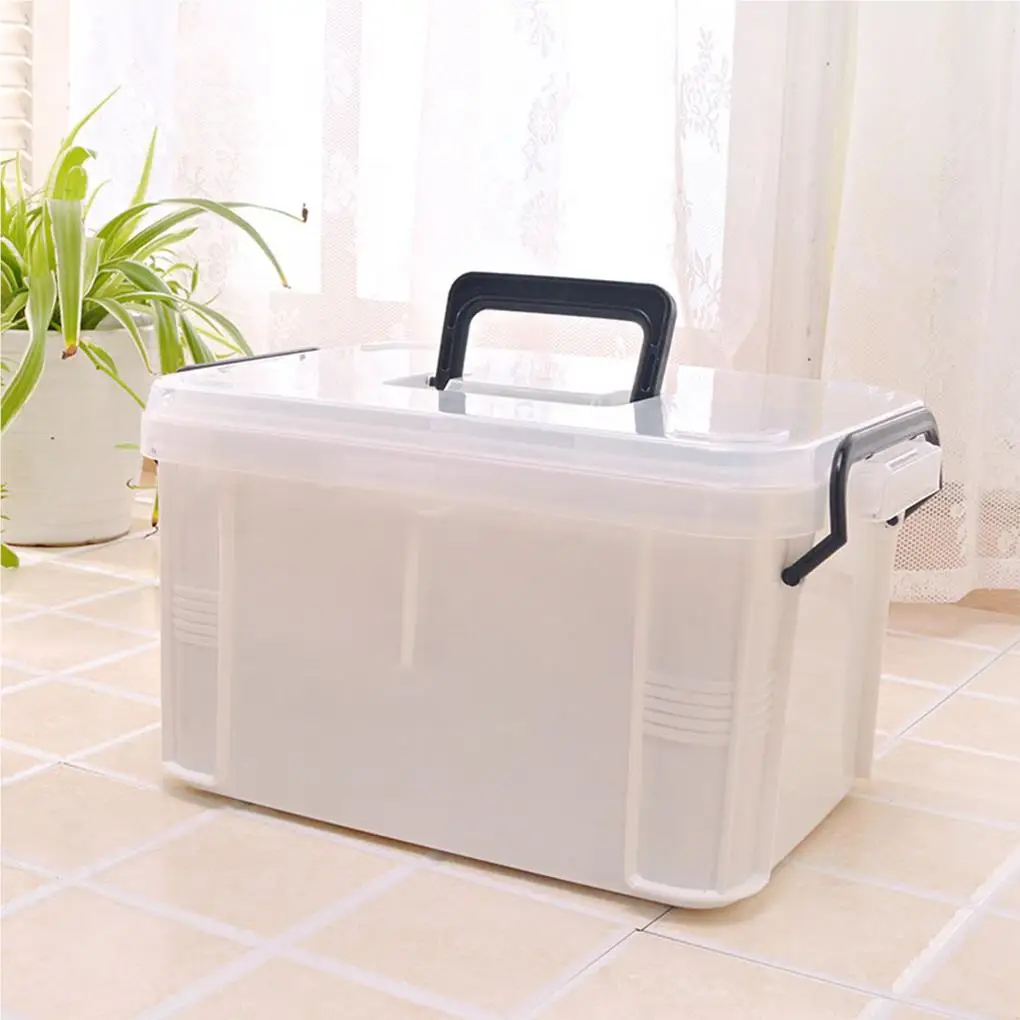 First Aid Kit Plastics Portable Large Capacity Dust-proof Storage Cases with Handle Buckles Simple Style Medical Case
First Aid Kit Plastics Portable Large Capacity Dust-proof Storage Cases with Handle Buckles Simple Style Medical Case