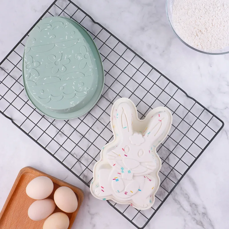 

Силиконовая форма в виде яйца, кролика, сделай сам, конфеты, шоколад, печенье, хлеб, желе, пудинг, инструмент для выпечки, жаростойкая форма дл...