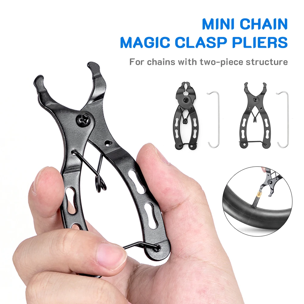 Universal mtb road Chain Quick Link Tool with Hook Up Bicycle Pliers MTB Road Cycling Chain Clamp Multi Link Plier Magic Buckle
Universal mtb road Chain Quick Link Tool with Hook Up Bicycle Pliers MTB Road Cycling Chain Clamp Multi Link Plier Magic Buckle