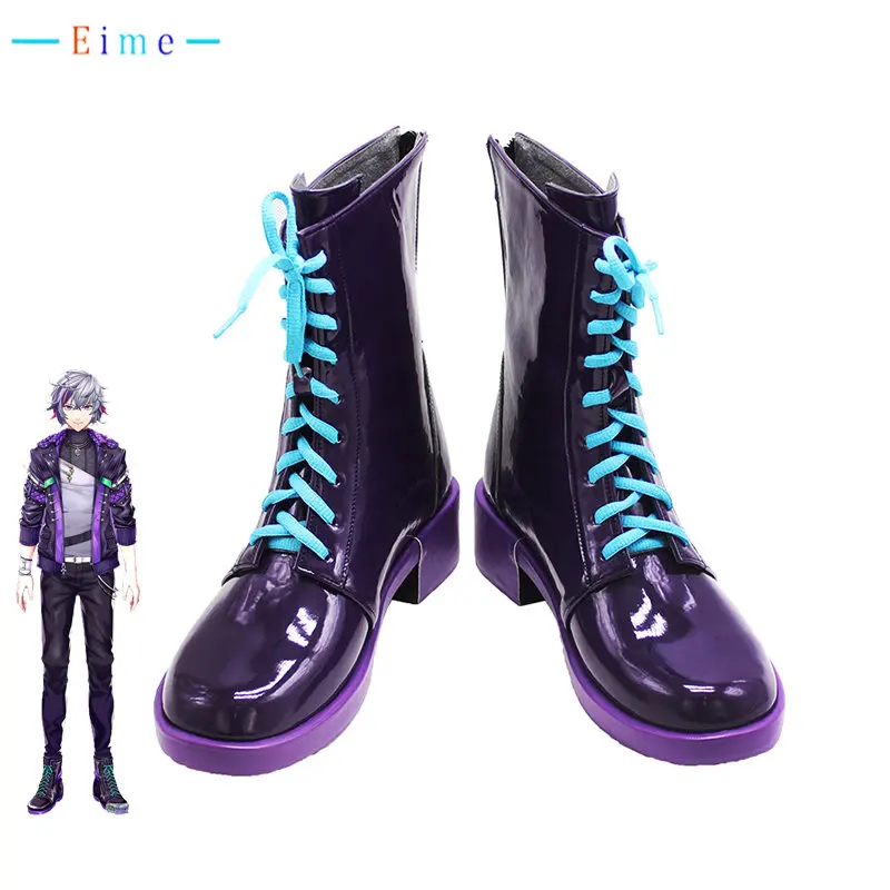 

Fuwa Minato Cosplay Shoes Halloween Carnival Boots PU Shoes Vtuber Cosplay Props Custom Made