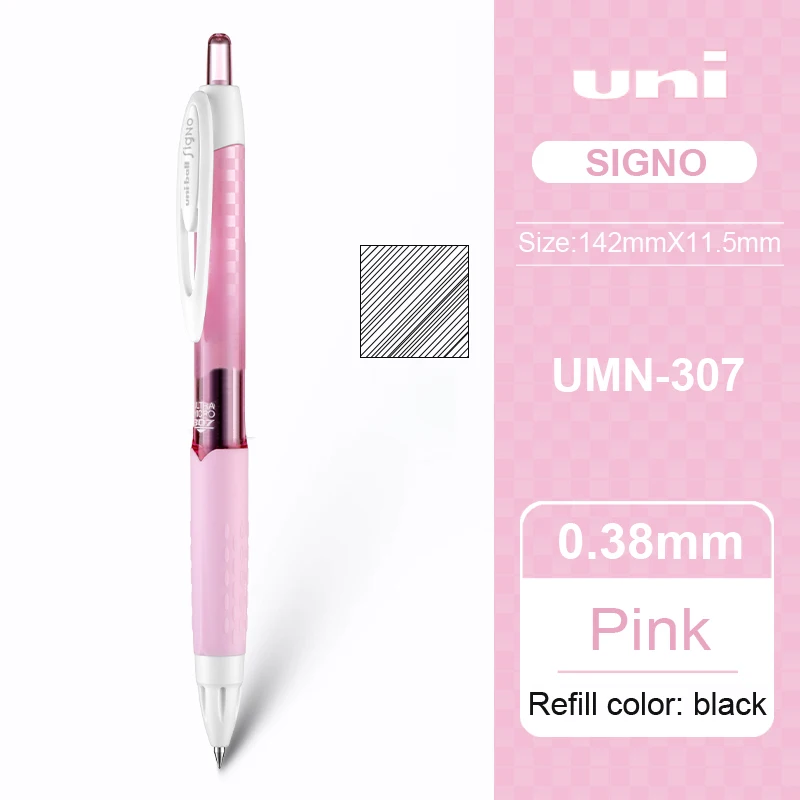 UNI Гелевая ручка UMN-307 0,38/0,5 мм
UNI Гелевая ручка UMN-307 0,38/0,5 мм
