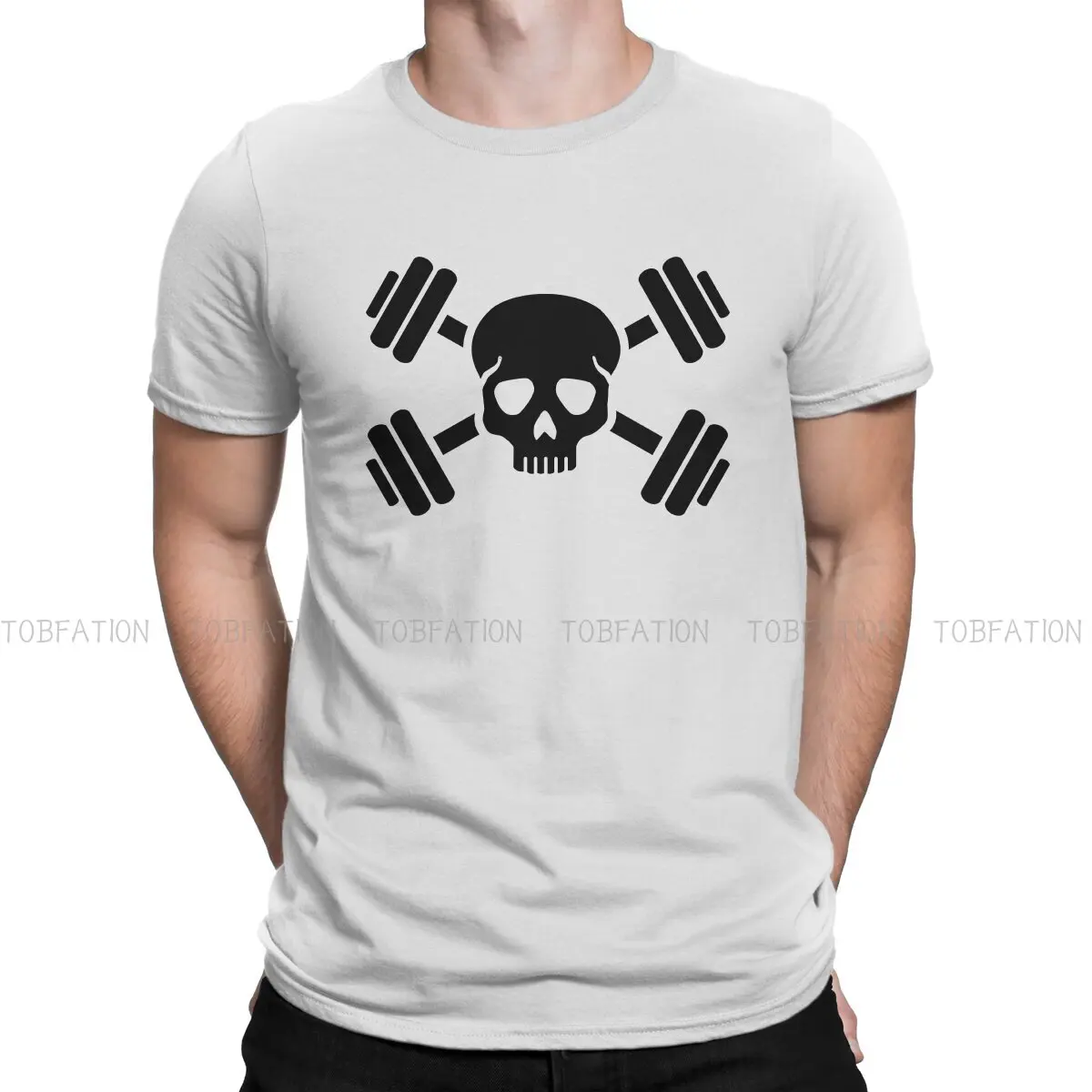 Bodybuilding Fitness TShirt for Men Crossed Barbells Skull Humor Summer Tee T Shirt Novelty Trendy Fluffy
Bodybuilding Fitness TShirt for Men Crossed Barbells Skull Humor Summer Tee T Shirt Novelty Trendy Fluffy