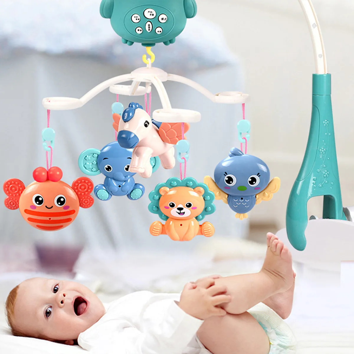 Baby Mobile Rattles Toys Infant Baby Toy 0-12 Months For Baby Crib Bed Bell Toddler Rattles Carousel For Cots Kids Toy 
Baby Mobile Rattles Toys Infant Baby Toy 0-12 Months For Baby Crib Bed Bell Toddler Rattles Carousel For Cots Kids Toy