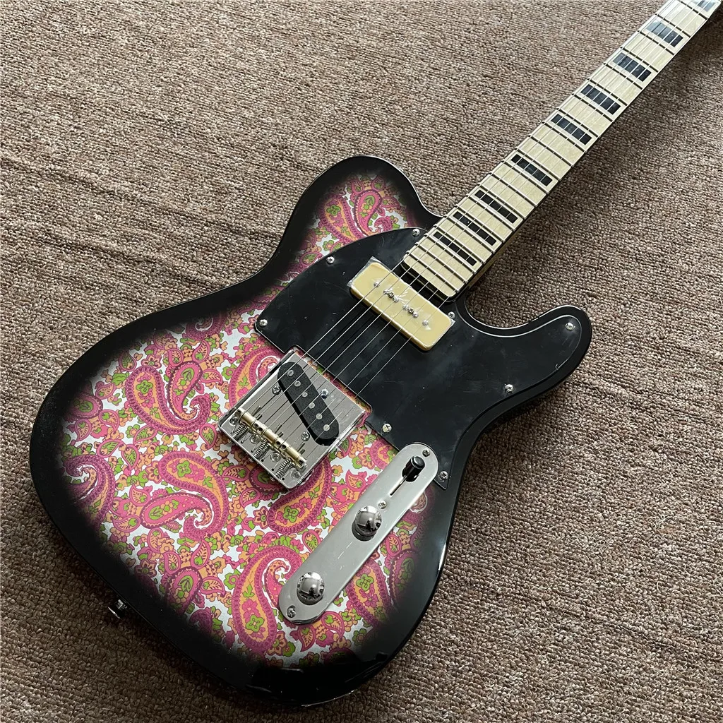 New Arrival custom TL electric guitar with maple fingerboard , balck inalys , chrome hardware , high quality guitarra
New Arrival custom TL electric guitar with maple fingerboard , balck inalys , chrome hardware , high quality guitarra