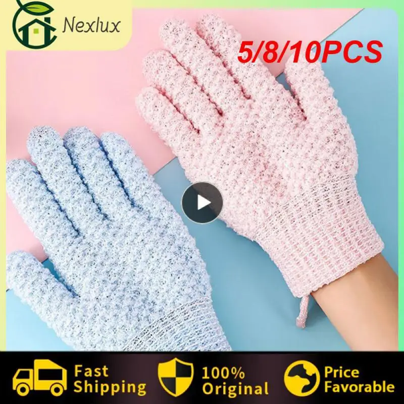 5/8/10PCS High-quality Nylon Material Scrub Mitts Creative Idea Bath Glove Easy Storage Shower Body Brush Not Easy To Fall Off
5/8/10PCS High-quality Nylon Material Scrub Mitts Creative Idea Bath Glove Easy Storage Shower Body Brush Not Easy To Fall Off
