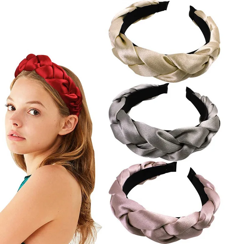Women Hair Accessories Solid Slik Headband for Women Ladies Braid Hair Loop Simple Haarband Non-slip Hairband
Women Hair Accessories Solid Slik Headband for Women Ladies Braid Hair Loop Simple Haarband Non-slip Hairband