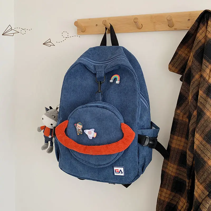 2 Piece Set Middle School Bags for Girls Teen Student Cute Cartoon School BackpackWomen Campus Bookbag Casual Korean Bagpack
2 Piece Set Middle School Bags for Girls Teen Student Cute Cartoon School BackpackWomen Campus Bookbag Casual Korean Bagpack