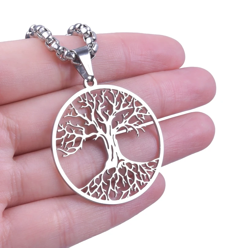4mm Width Stainless Steel Jewelry Chain Necklace For Women Men Accessories Tree Of Life Pendant Charm Neclace Statement Fashion
4mm Width Stainless Steel Jewelry Chain Necklace For Women Men Accessories Tree Of Life Pendant Charm Neclace Statement Fashion