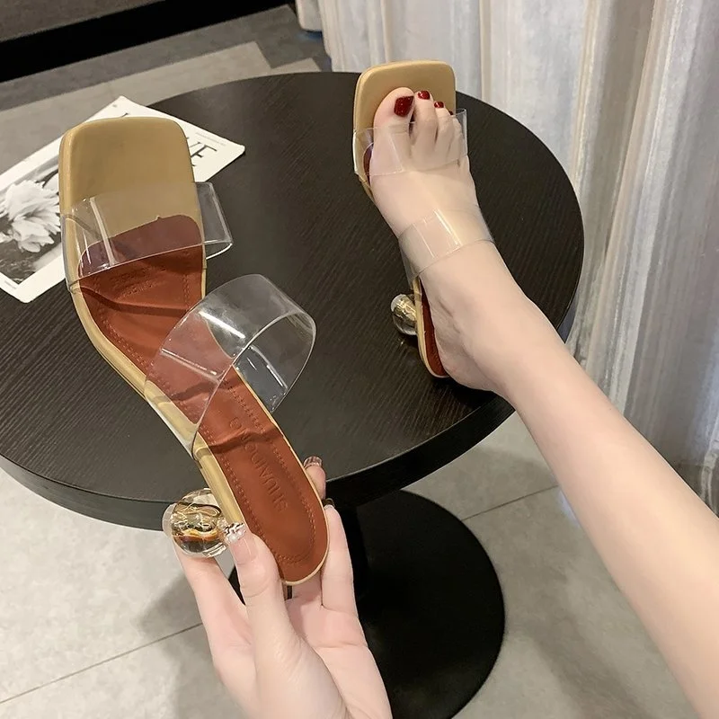 2021 New Summer Clear Transparent Slippers Female Slides Women Shoes Woman Mules Thick Mid Heels Ladies Slippers Plus Size
2021 New Summer Clear Transparent Slippers Female Slides Women Shoes Woman Mules Thick Mid Heels Ladies Slippers Plus Size