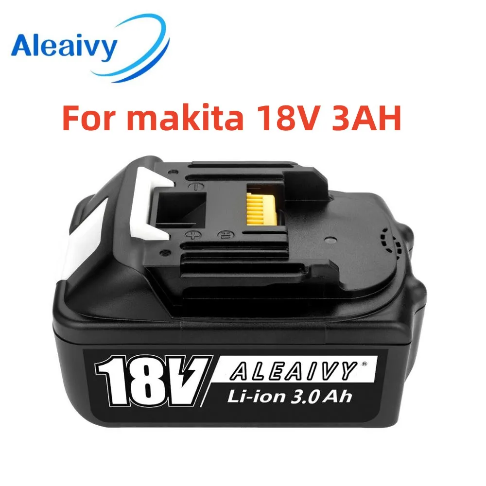 Original Makita 18V 3000mAh 3.0Ah Rechargeable Power Tools Battery with LED Li-ion Replacement LXT BL1860B BL1860 BL1850
Original Makita 18V 3000mAh 3.0Ah Rechargeable Power Tools Battery with LED Li-ion Replacement LXT BL1860B BL1860 BL1850