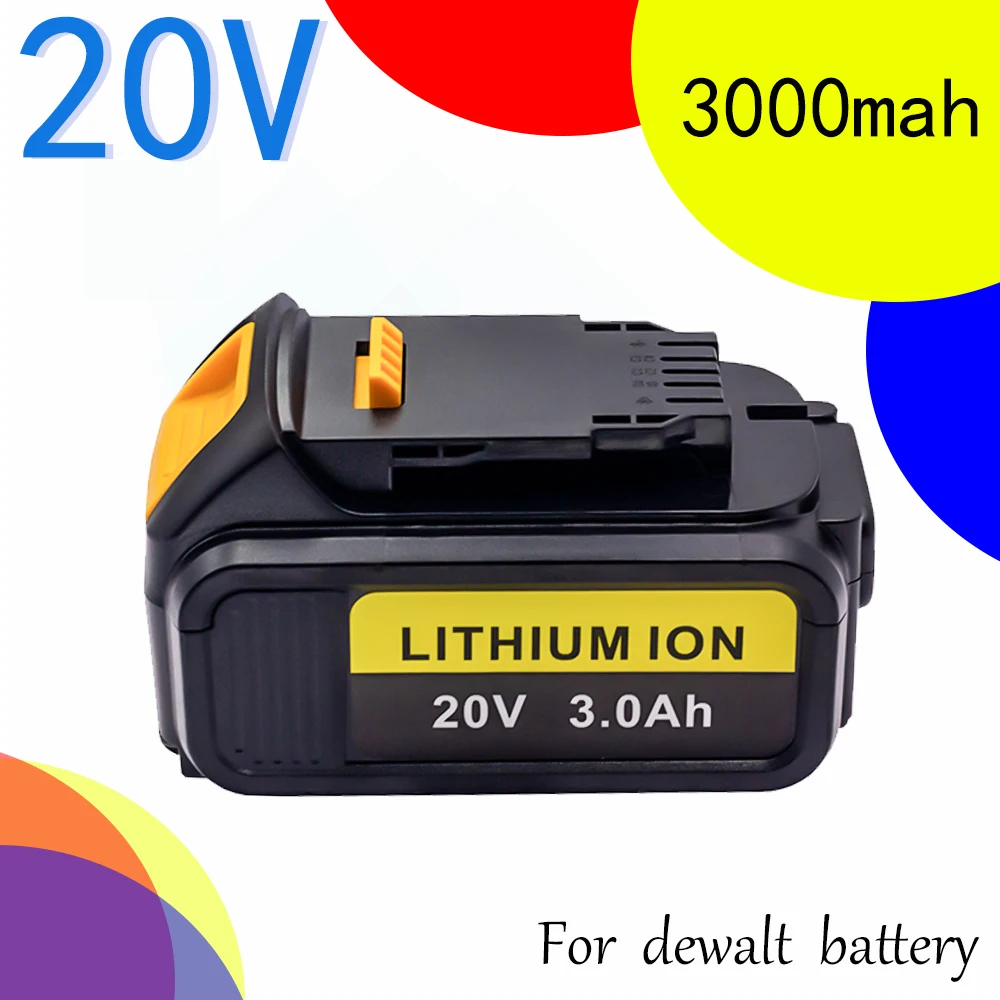 100% Original For DeWalt 20V 3000mAh 3Ah Rechargeable Power Tools Battery with LED Li-ion Replacement DCB205 DCB204-2 20V DCB206
100% Original For DeWalt 20V 3000mAh 3Ah Rechargeable Power Tools Battery with LED Li-ion Replacement DCB205 DCB204-2 20V DCB206