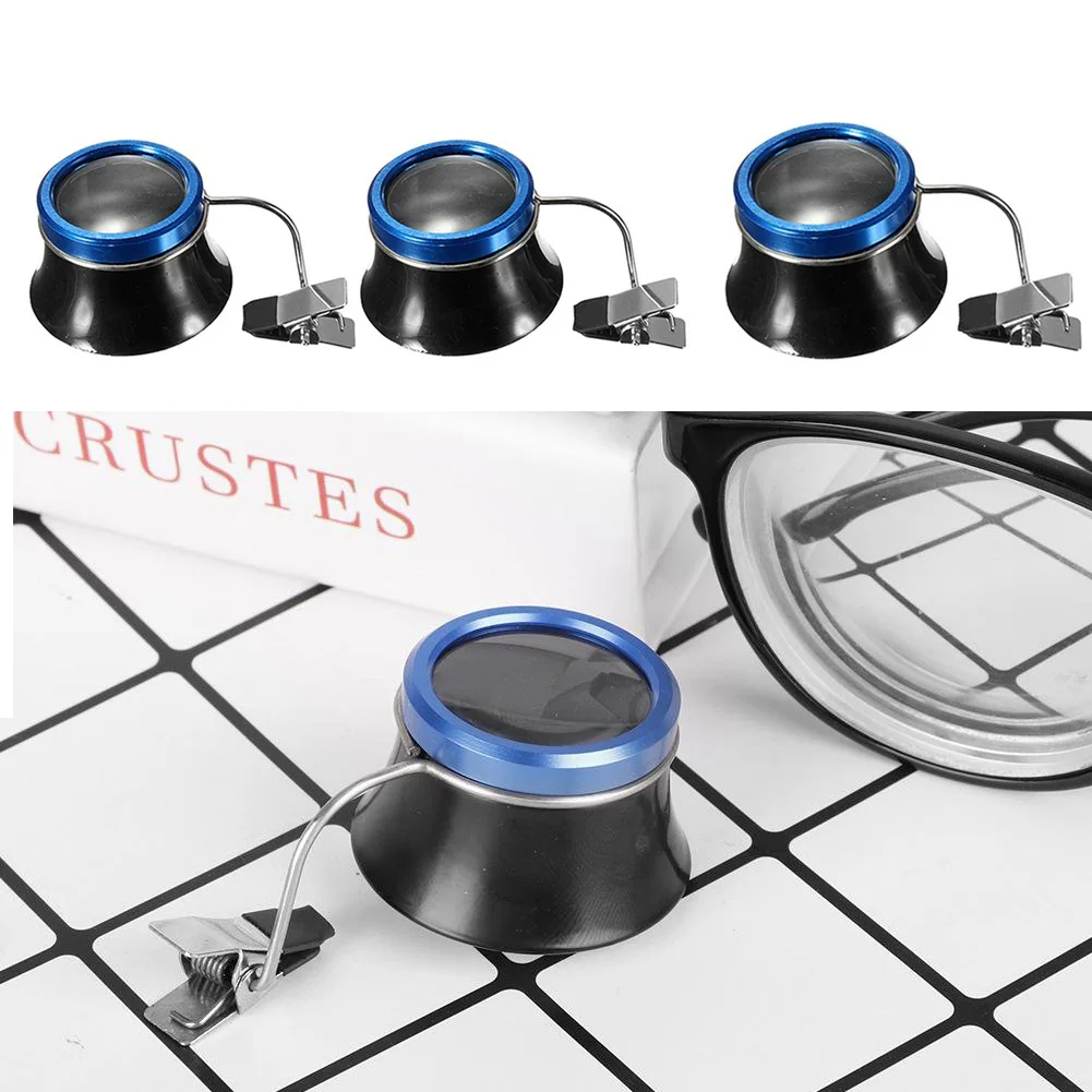 Glasses Magnifier With Clip 5X/10X/20X Magnifications Fit Precision/micro Work Reading Small Print Reversible Glasses Magnifier
Glasses Magnifier With Clip 5X/10X/20X Magnifications Fit Precision/micro Work Reading Small Print Reversible Glasses Magnifier