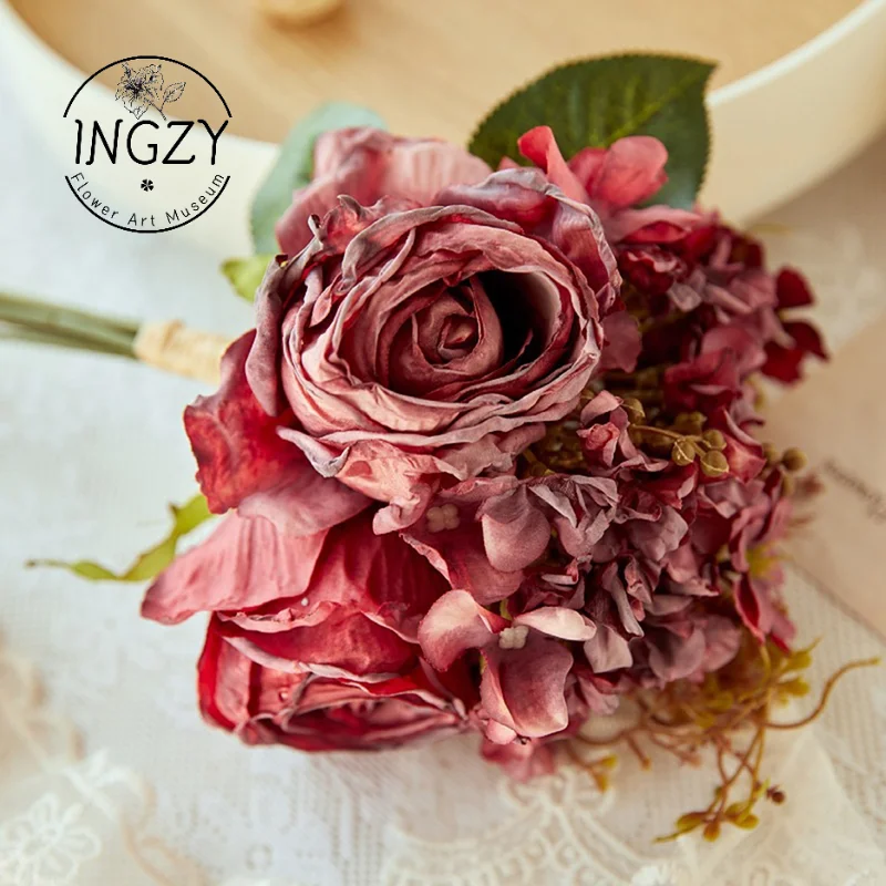 Ingzy Rose Pink Silk Peony Artificial Flowers Bouquet Cheap Fake Plants For Home Wedding Decoration Diy Home Wedding Decor
Ingzy Rose Pink Silk Peony Artificial Flowers Bouquet Cheap Fake Plants For Home Wedding Decoration Diy Home Wedding Decor