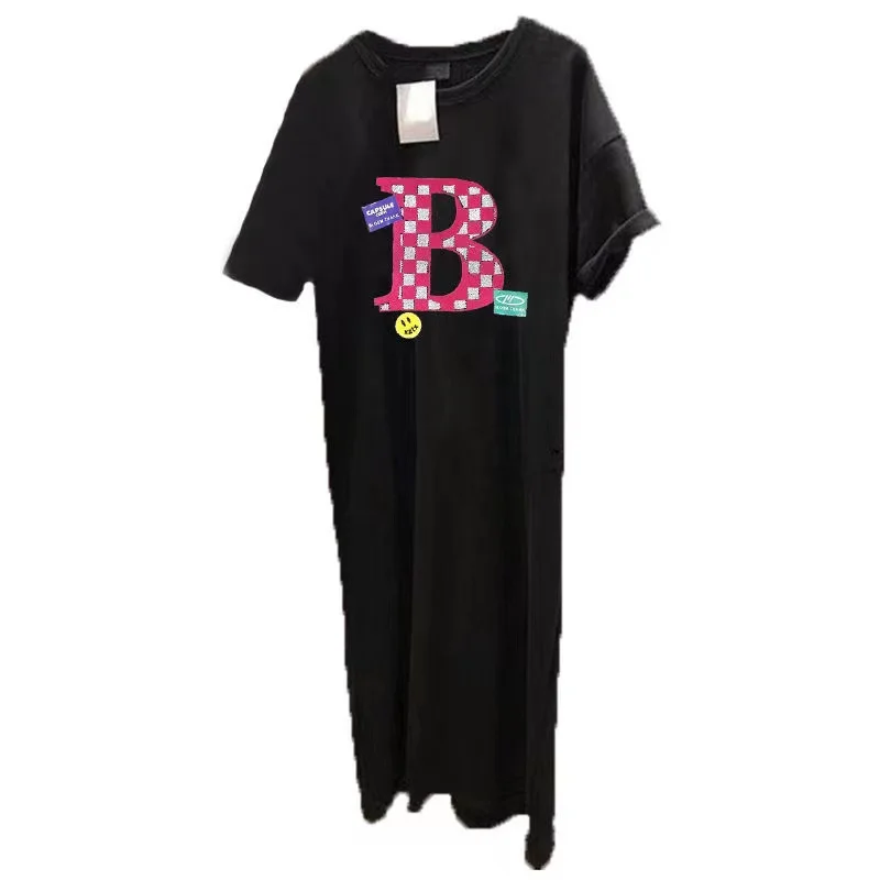 New Big Large Add Size Short-Sleeve Casual Cotton Dress Women Summer Loose Fat Lady Oversize Long Dresses For Female Clothing
New Big Large Add Size Short-Sleeve Casual Cotton Dress Women Summer Loose Fat Lady Oversize Long Dresses For Female Clothing