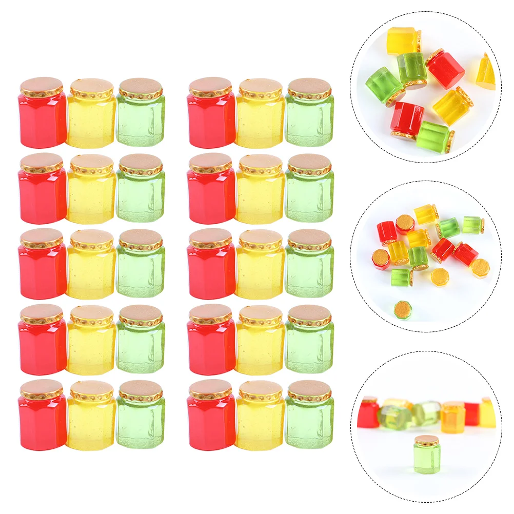 30 Pcs Miniatures House Decoration Jam Jar Model Ornament Candy Play Toy Adornment Dollhouse
30 Pcs Miniatures House Decoration Jam Jar Model Ornament Candy Play Toy Adornment Dollhouse