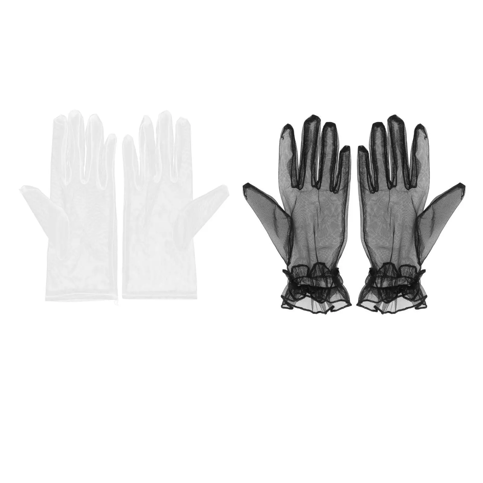 Bridal Gloves Short Tulle Gloves Girl Wedding Bride Dress Gloves Prom Costume Accessories
Bridal Gloves Short Tulle Gloves Girl Wedding Bride Dress Gloves Prom Costume Accessories