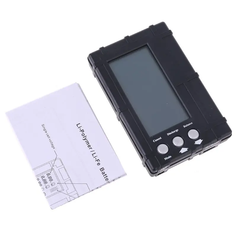 3 in 1 2s-6s LCD Li-Po Battery Meter Tester & Discharger R7UA 
3 in 1 2s-6s LCD Li-Po Battery Meter Tester & Discharger R7UA