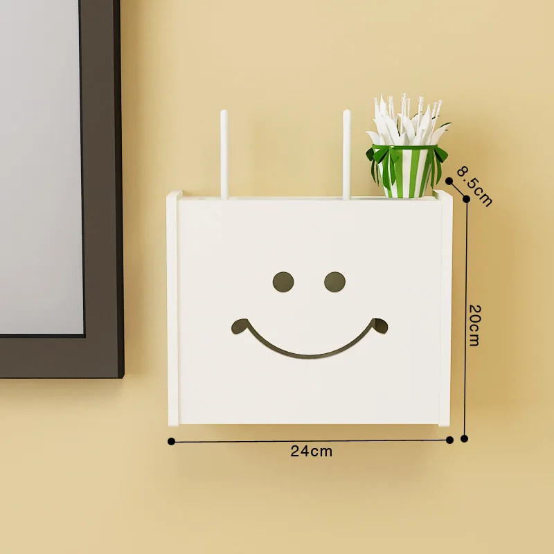 Wireless Wifi Router Box PVC Wall Mounted Shelf Plug Board Bracket Storage Box EUROPE Style storage Boxes Bins for Living Room
Wireless Wifi Router Box PVC Wall Mounted Shelf Plug Board Bracket Storage Box EUROPE Style storage Boxes Bins for Living Room