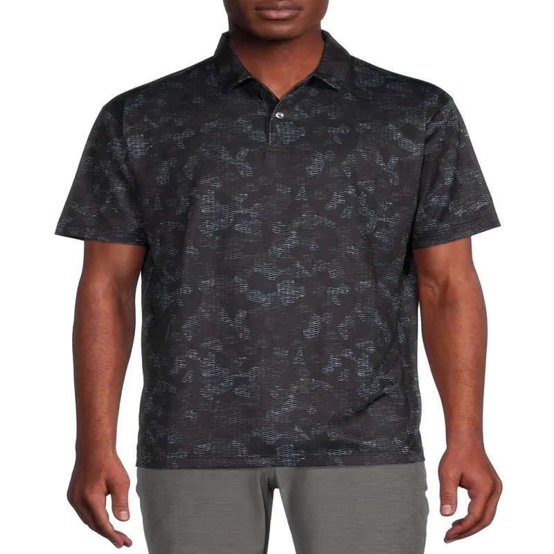 

Men's & Big Mens Short Sleeve Camo Print Polo Shirt, Sizes S-5XL