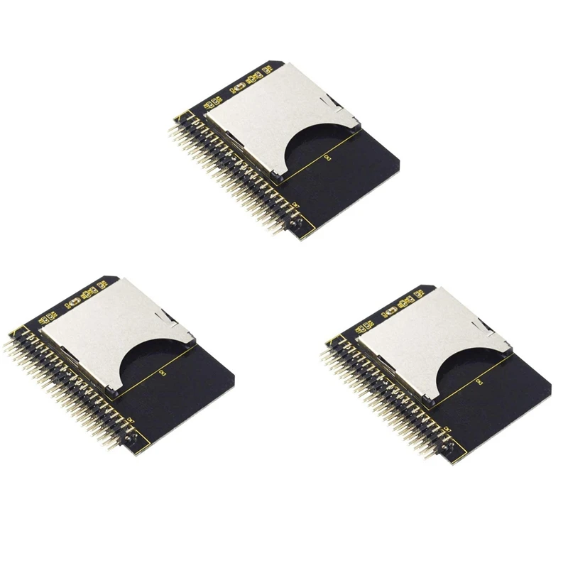 

3X IDE SD адаптер SD до 2,5 IDE 44 Pin адаптер карты 44 Pin Male преобразователь SDHC/SDXC/MMC карта памяти преобразователь