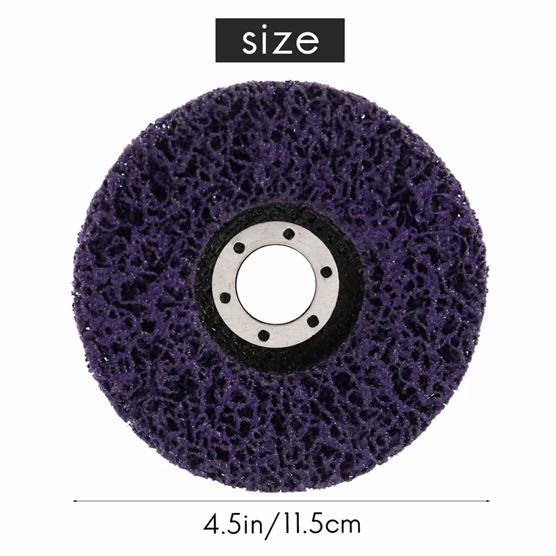 2 Pack- 4 1/2 Inch(115Mm) X 7/8 Inch Stripping And Clean Disc For Angle Grinders -Removes Rust,Strips Paint,Cleans Welds
2 Pack- 4 1/2 Inch(115Mm) X 7/8 Inch Stripping And Clean Disc For Angle Grinders -Removes Rust,Strips Paint,Cleans Welds