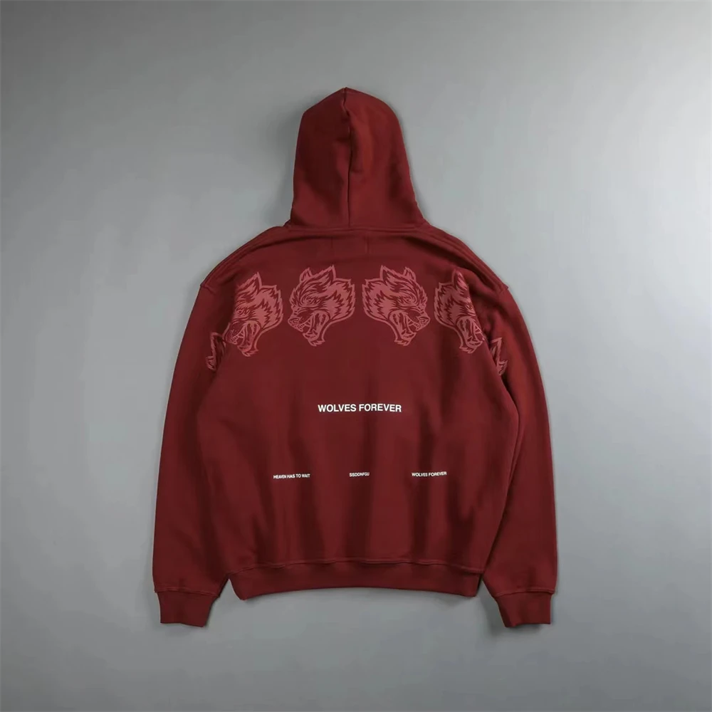 DARC SPORT Wolves Print Autumn Winter Cotton Fleece Warm Men Hoodies Sweatshirts Fashion Streetwear Casual Men's Pullovers Tops
DARC SPORT Wolves Print Autumn Winter Cotton Fleece Warm Men Hoodies Sweatshirts Fashion Streetwear Casual Men's Pullovers Tops