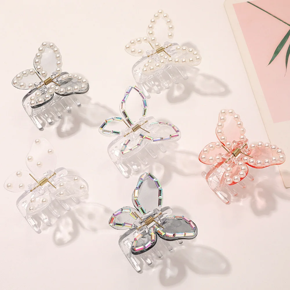New Arrival Small Butterfly Hair Claw Transparent Hairpin Resin Hair Clip Sweet Women Hair Accessories Acrylic Crab
New Arrival Small Butterfly Hair Claw Transparent Hairpin Resin Hair Clip Sweet Women Hair Accessories Acrylic Crab