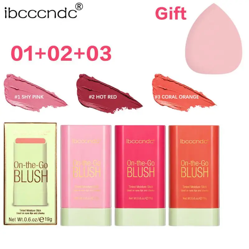 Multi-function Blush Stick Natural Cheek Face Rouge Blusher Cream Lasting High Color Brightening Skin Tone Waterproof Makeup
Multi-function Blush Stick Natural Cheek Face Rouge Blusher Cream Lasting High Color Brightening Skin Tone Waterproof Makeup
