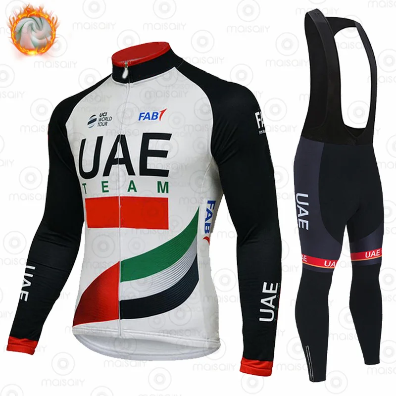 Men's UAE Team 2021 Winter Cycling Suit Warm Fleece Men's Cycling Suit Bib Set Cycling Suit Pants Warm Suit Ropa Ciclismo
Men's UAE Team 2021 Winter Cycling Suit Warm Fleece Men's Cycling Suit Bib Set Cycling Suit Pants Warm Suit Ropa Ciclismo