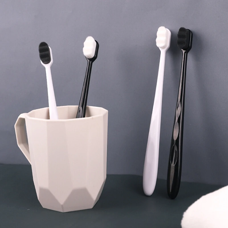1PC Ultra-fine Toothbrush Super Soft Dense Bristle Toothbrush With Holder Deep Cleaning Bristle Brush For Oral Teeth Care Tools
1PC Ultra-fine Toothbrush Super Soft Dense Bristle Toothbrush With Holder Deep Cleaning Bristle Brush For Oral Teeth Care Tools