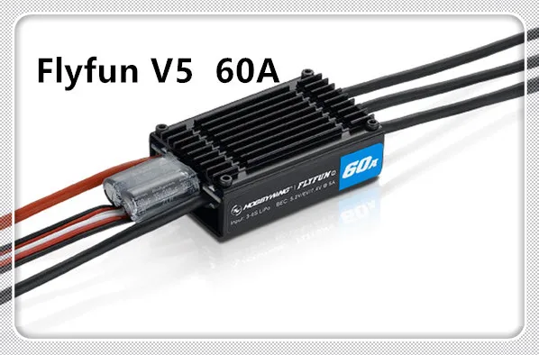 Hobbywing FlyFun V5 60A ESC 3-6S Lipo Brushless Electrical Speed Controller Motor for Drone Airplane
Hobbywing FlyFun V5 60A ESC 3-6S Lipo Brushless Electrical Speed Controller Motor for Drone Airplane