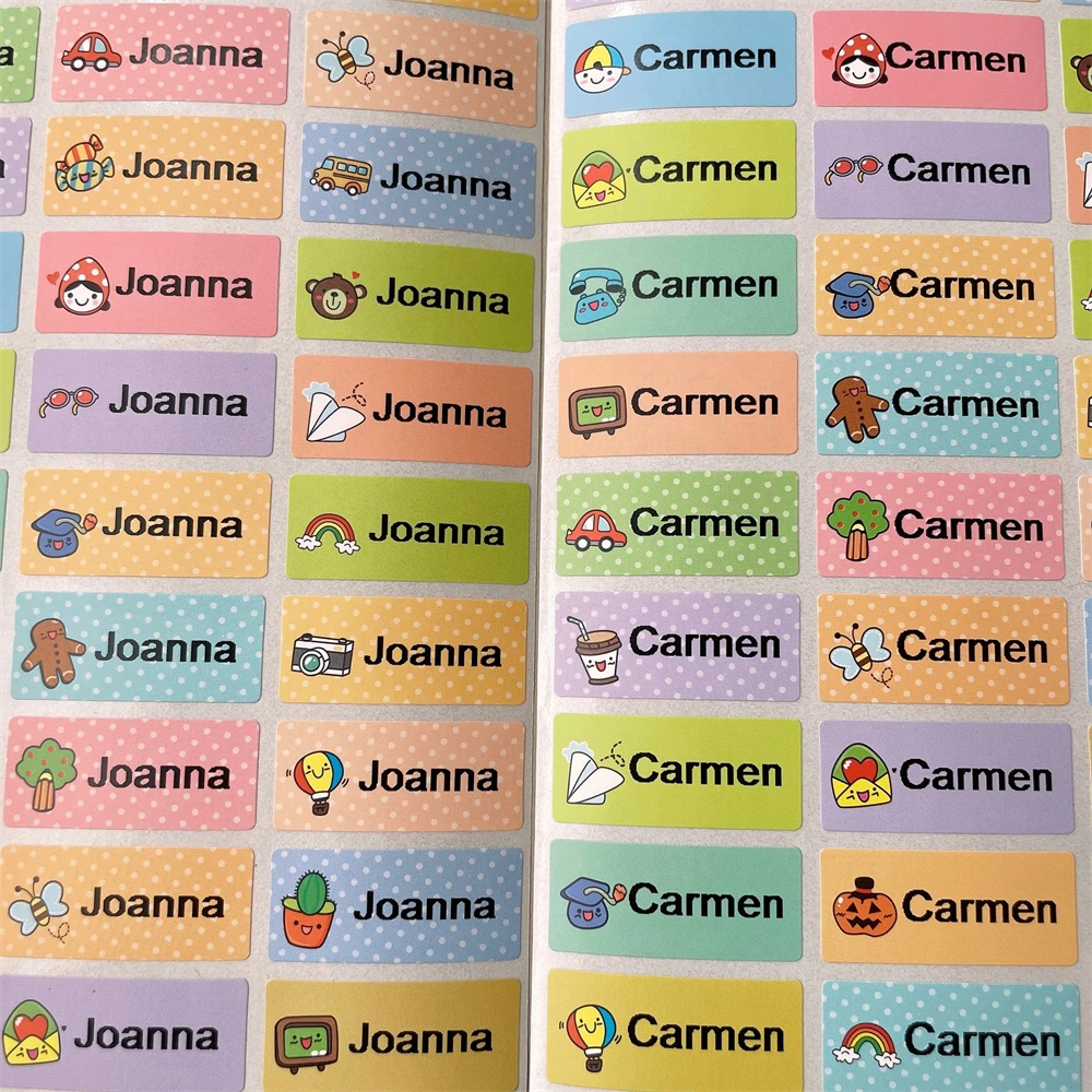 120Pcs big size Customize Name Sticker Waterproof Stickers Personalized Labels kids School Stationery fruit animal dinosaur tag
120Pcs big size Customize Name Sticker Waterproof Stickers Personalized Labels kids School Stationery fruit animal dinosaur tag