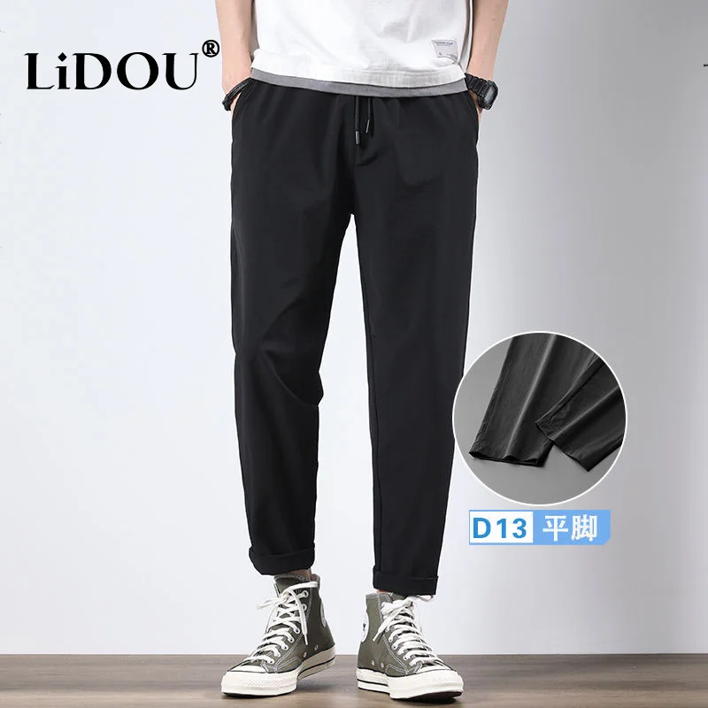 Spring Autumn Fashion Solid Color Korean Version Harem Pant Men Casual Simple Loose Male Trousers Ninth Pants Streetwear Clothes
Spring Autumn Fashion Solid Color Korean Version Harem Pant Men Casual Simple Loose Male Trousers Ninth Pants Streetwear Clothes