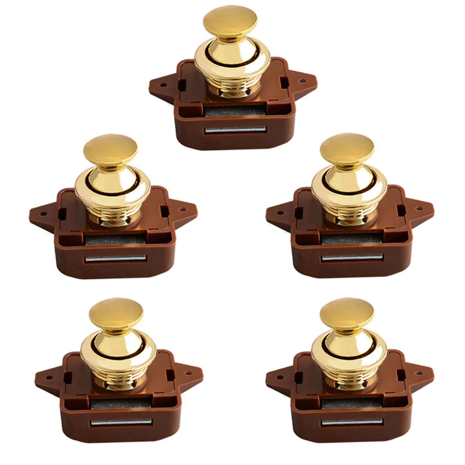 Press Lock Door Lock Silver Coating Without A Key Pack Of 5 Push Button Catch Easy Installation Elegant Colour
Press Lock Door Lock Silver Coating Without A Key Pack Of 5 Push Button Catch Easy Installation Elegant Colour