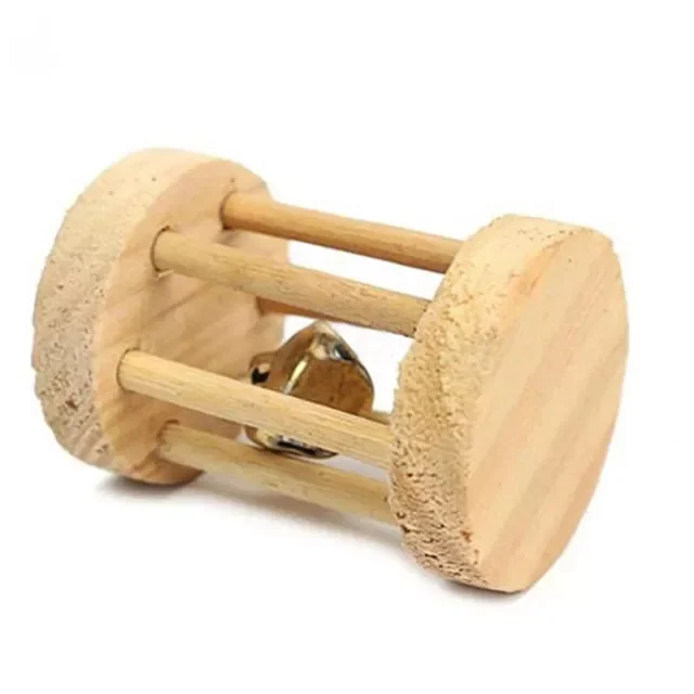 Cute Natural Wooden Rabbits Hamster Toys Pine Dumbells Unicycle Bell Roller Toys for Guinea Pigs Rat Small Pet Molars Supplies
Cute Natural Wooden Rabbits Hamster Toys Pine Dumbells Unicycle Bell Roller Toys for Guinea Pigs Rat Small Pet Molars Supplies