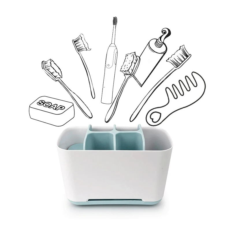1pcs Creative Toothbrush Toothpaste Holder Makeup Brush Case Shaving Toothbrush Holder Organizer Stand Bathroom Accessories Box
1pcs Creative Toothbrush Toothpaste Holder Makeup Brush Case Shaving Toothbrush Holder Organizer Stand Bathroom Accessories Box