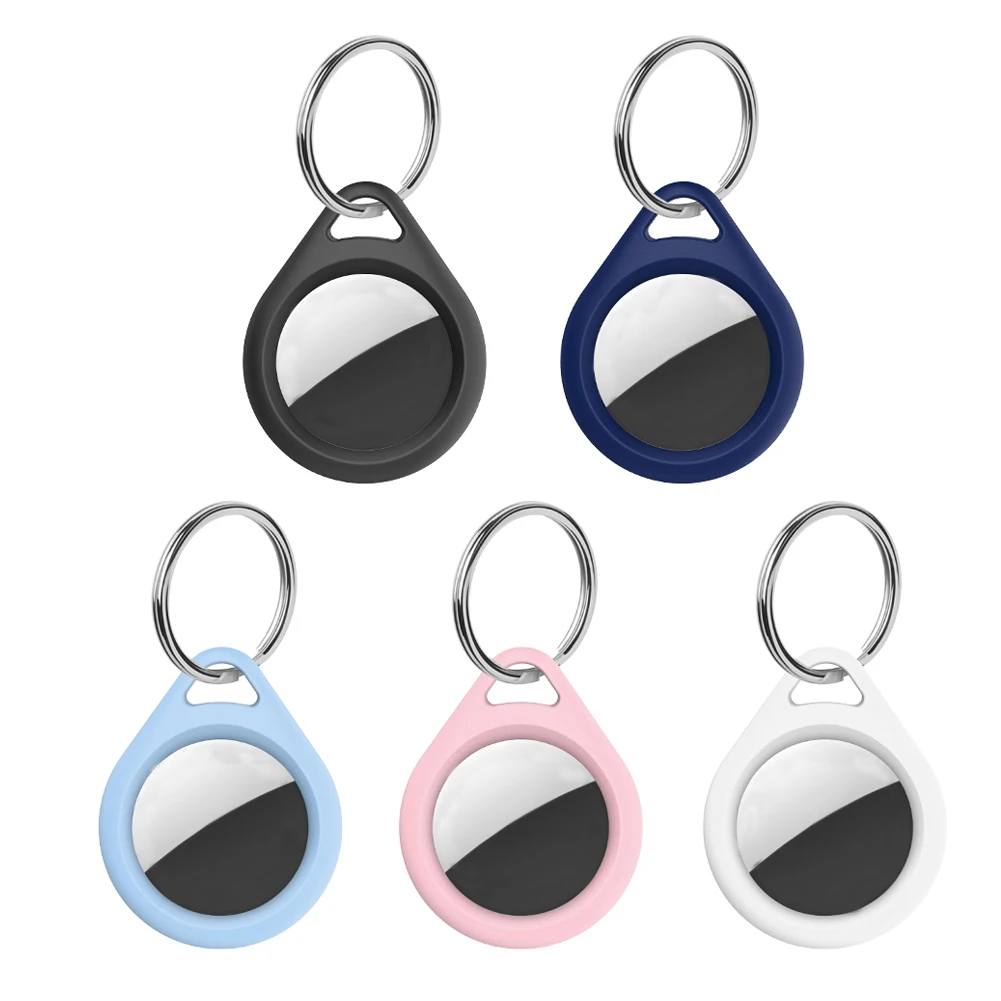 Tracker Silicone Case Anti-lost Protective Sleeve with Keychain Mount Soft Cover Protector for Apple Airtags
Tracker Silicone Case Anti-lost Protective Sleeve with Keychain Mount Soft Cover Protector for Apple Airtags