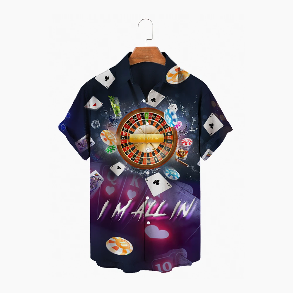 Summer casino men's shirt top casual short-sleeved Hawaiian shirt stand-up collar strip printing cool thin shirt men's dress men
Summer casino men's shirt top casual short-sleeved Hawaiian shirt stand-up collar strip printing cool thin shirt men's dress men