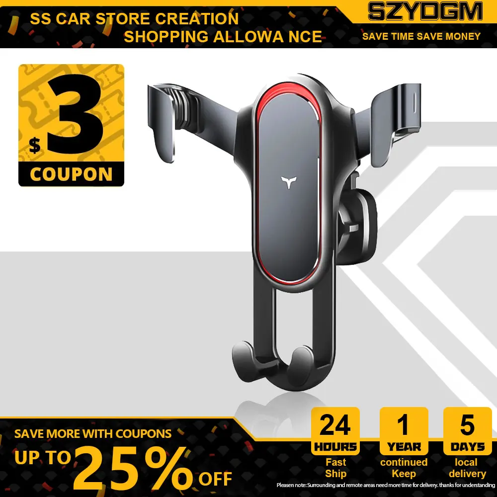 Gravity Car Holder For Phone in Car Air Vent Mount Clip Cell Holder No Magnetic Mobile Phone Stand Support Smartphone
Gravity Car Holder For Phone in Car Air Vent Mount Clip Cell Holder No Magnetic Mobile Phone Stand Support Smartphone