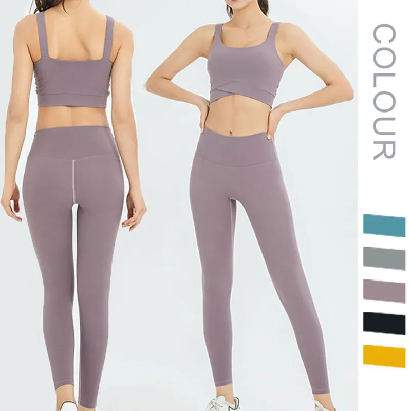 Women Tracksuit 2 Pieces Yoga Set Fitness Sports Suits Naked-Feel Seamless Gym Sets Sportswear Sport Bra High Waist Leggings
Women Tracksuit 2 Pieces Yoga Set Fitness Sports Suits Naked-Feel Seamless Gym Sets Sportswear Sport Bra High Waist Leggings