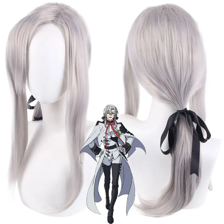 Seraph of The End Ferid Bathory Silver Purple Long Cosplay Heat Resistant Hair Halloween Party Wigs + Wig Cap
Seraph of The End Ferid Bathory Silver Purple Long Cosplay Heat Resistant Hair Halloween Party Wigs + Wig Cap